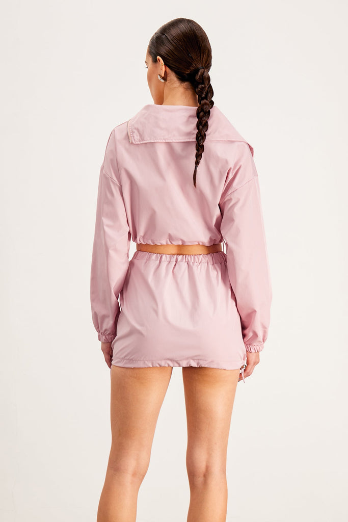 Shop  pink dress - Perfect for special occasions | Baltasar Deconstruct Asymmetric Pocket Skirt Set In Pink