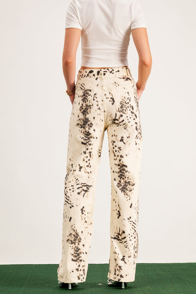 Balwinder Bleached Leopard Pants - Stylish beautiful dress for special occasions | Buy Online