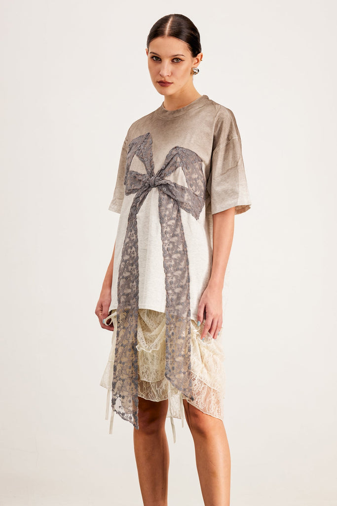 Bambang Bow T Shirt - Stylish beautiful dress for special occasions | Buy Online