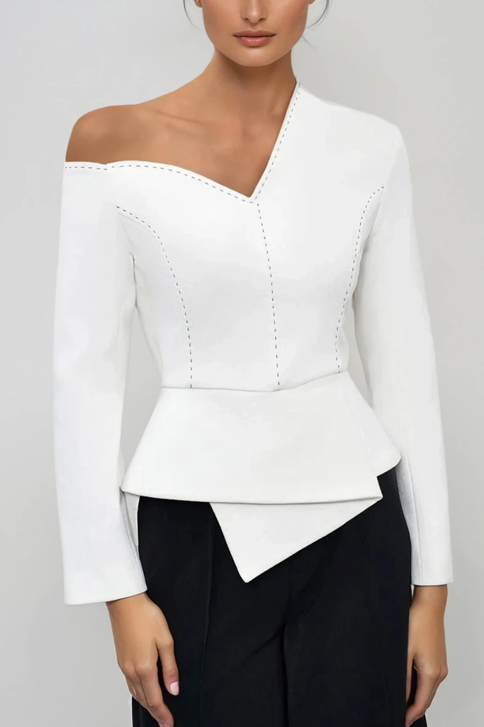 Shop  beautiful dress - Perfect for special occasions | Barrett Asymmetric Long Sleeve Pants Set