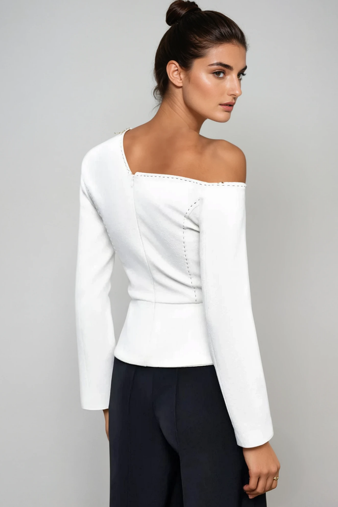 Stylish beautiful dress | Barrett Asymmetric Long Sleeve Pants Set - Ideal for special occasions