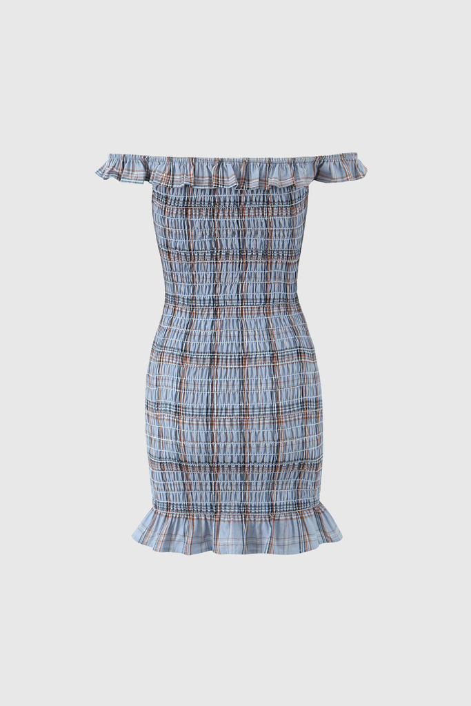 Basya Strapless Stripe Bodycon Mini Dress - Stylish beautiful dress for special occasions | Buy Online