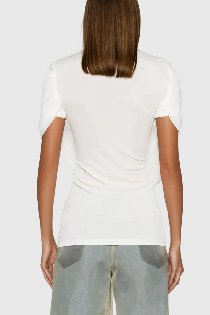 Shop  white dress - Perfect for special occasions | Batel Mesh Ruch T Shirt In White