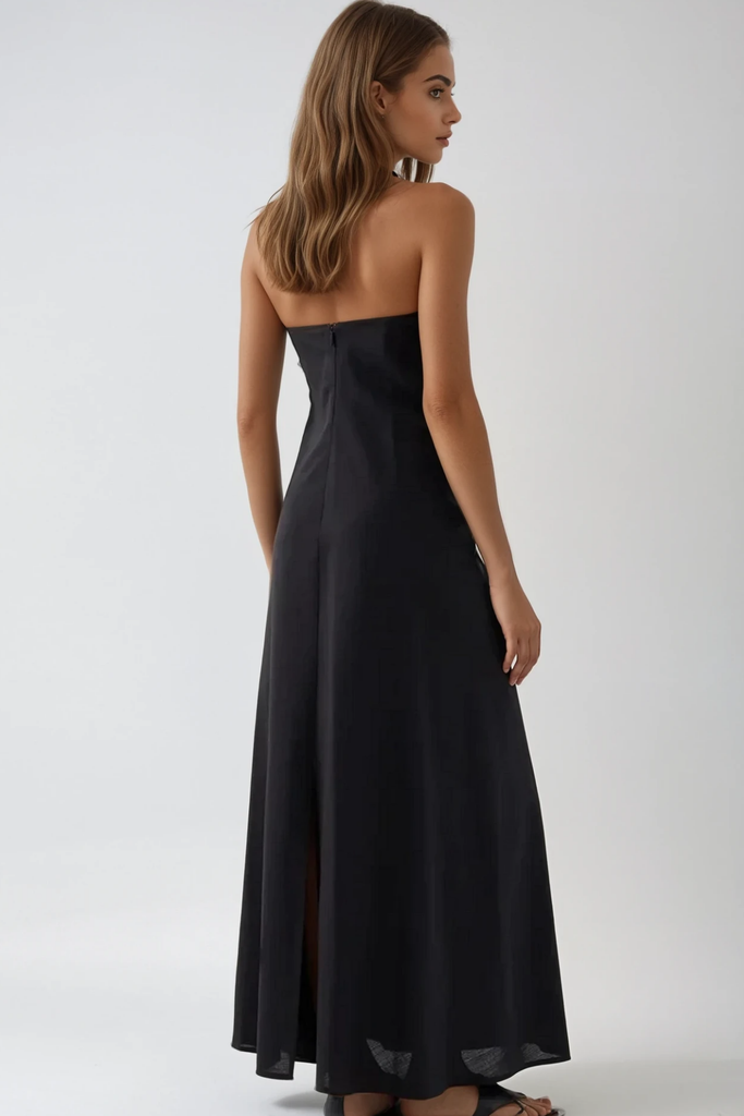 Stylish beautiful dress | Bathsheba Strapless Asymmetric Maxi Dress - Ideal for special occasions