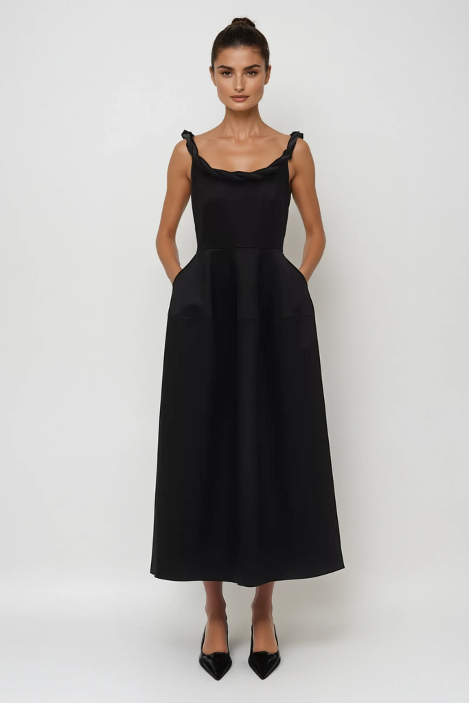 Batraz Twist Sleeveless Maxi Dress - Stylish beautiful dress for special occasions | Buy Online