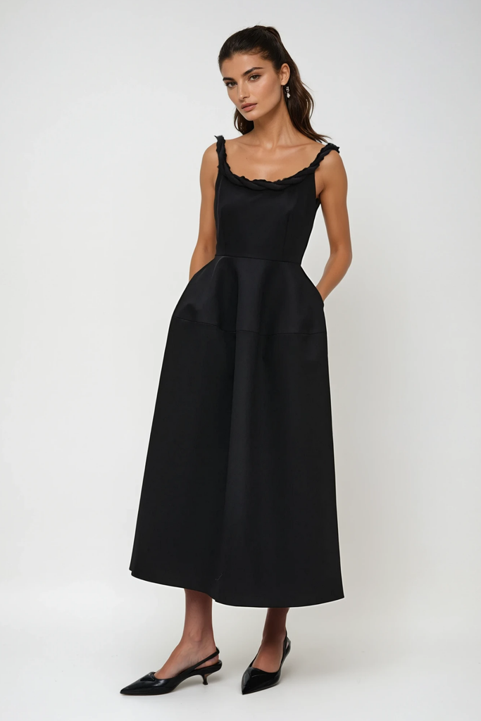 Stylish beautiful dress | Batraz Twist Sleeveless Maxi Dress - Ideal for special occasions