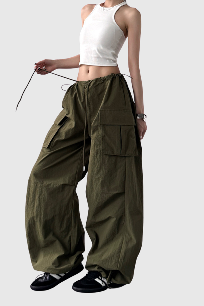 Stylish beautiful dress | Battista Print Pocket Cargo Pants - Ideal for special occasions