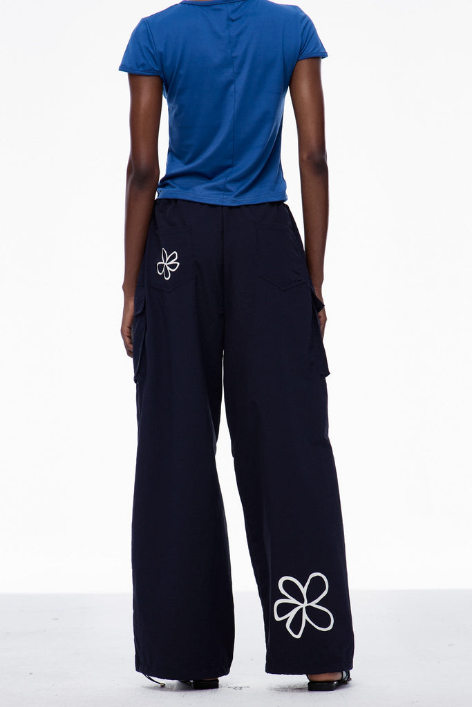 Battista Print Pocket Cargo Pants - Stylish beautiful dress for special occasions | Buy Online