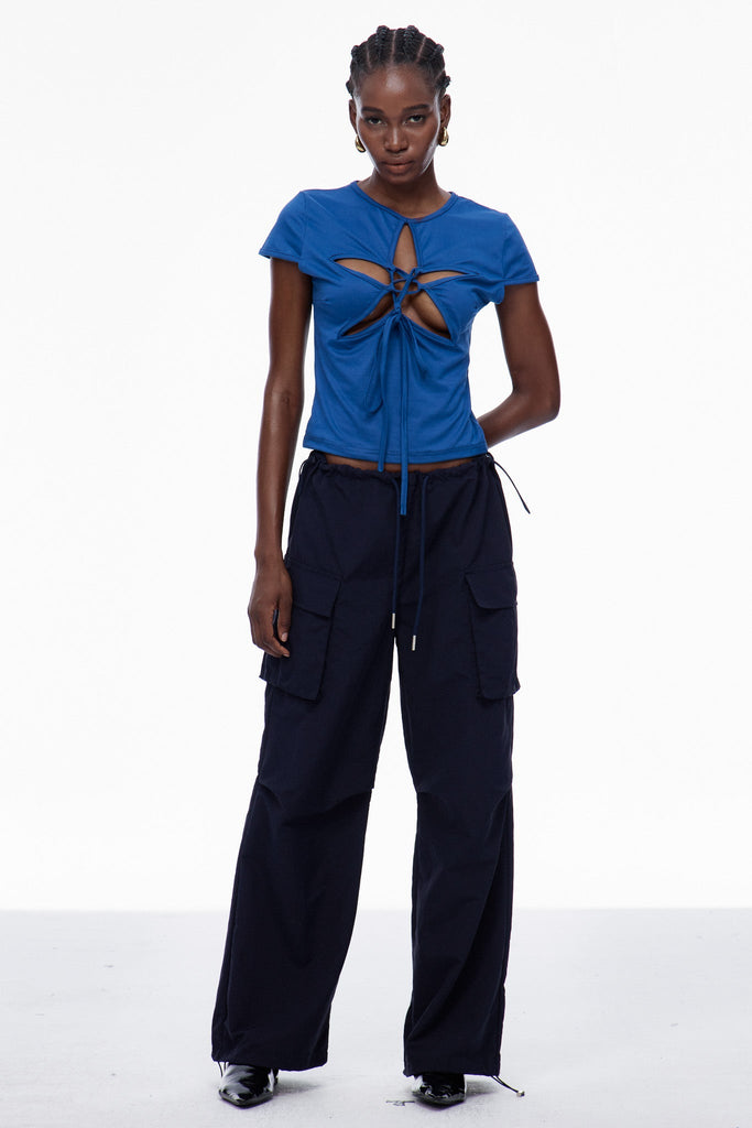 Stylish beautiful dress | Battista Print Pocket Cargo Pants - Ideal for special occasions