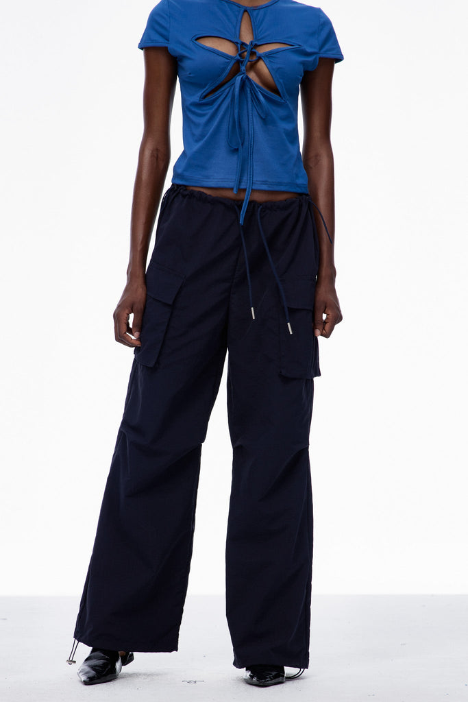 Battista Print Pocket Cargo Pants - Stylish beautiful dress for special occasions | Buy Online