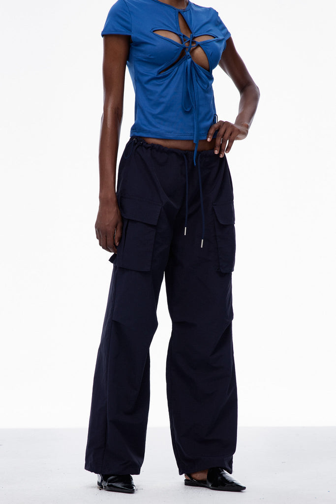 Battista Print Pocket Cargo Pants - Stylish beautiful dress for special occasions | Buy Online