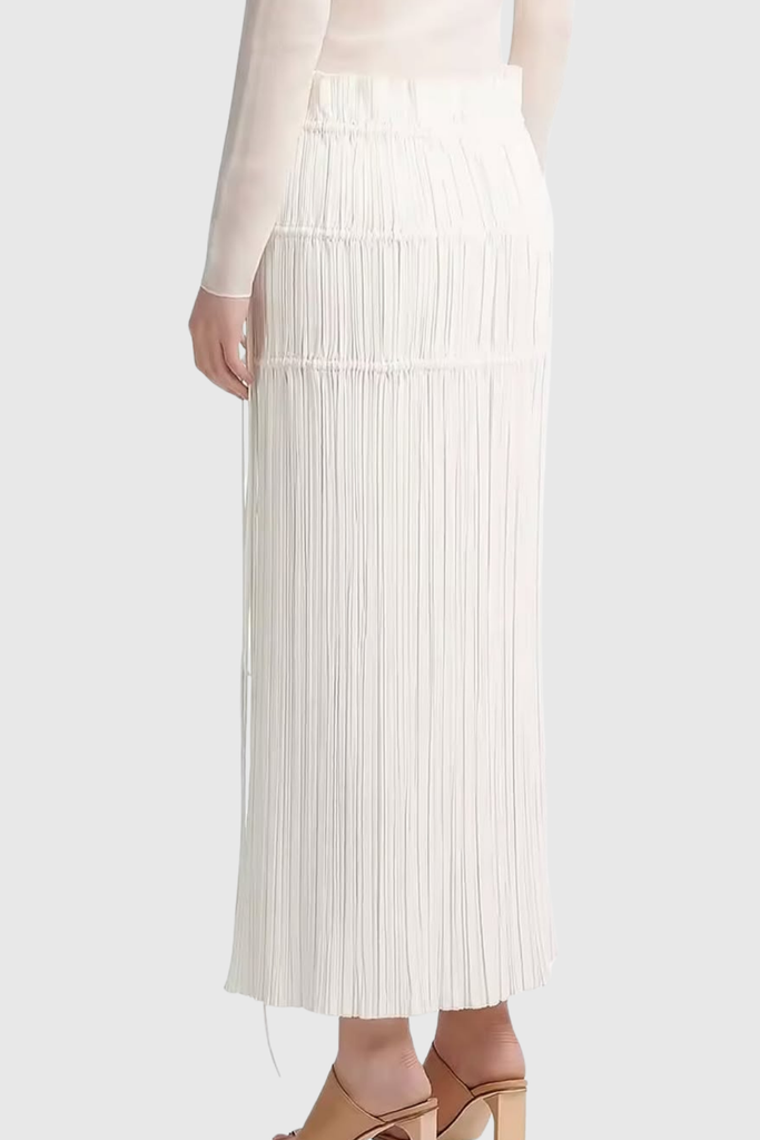 Becki Ruch Drawstring Split Midi Skirt - Stylish beautiful midi for special occasions | Buy Online