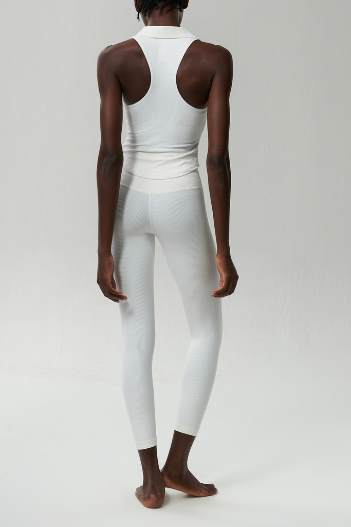 Shop  white dress - Perfect for special occasions | Beil Lapel Sleeveless Bodycon Top In White