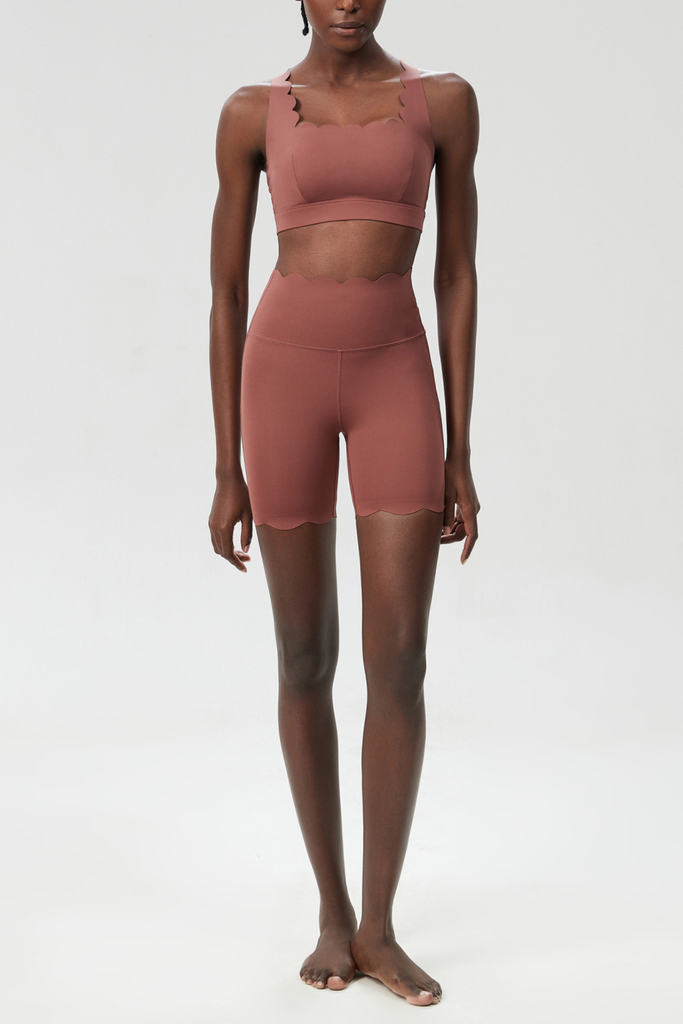 Stylish beautiful dress | Bela Cross Wave Bodycon Pants Set In Khaki - Ideal for special occasions