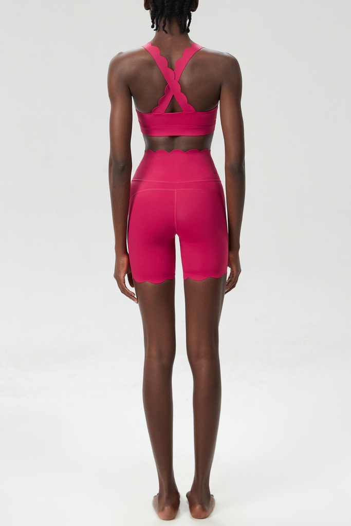 Shop  red dress - Perfect for special occasions | Bela Cross Wave Bodycon Pants Set In Red