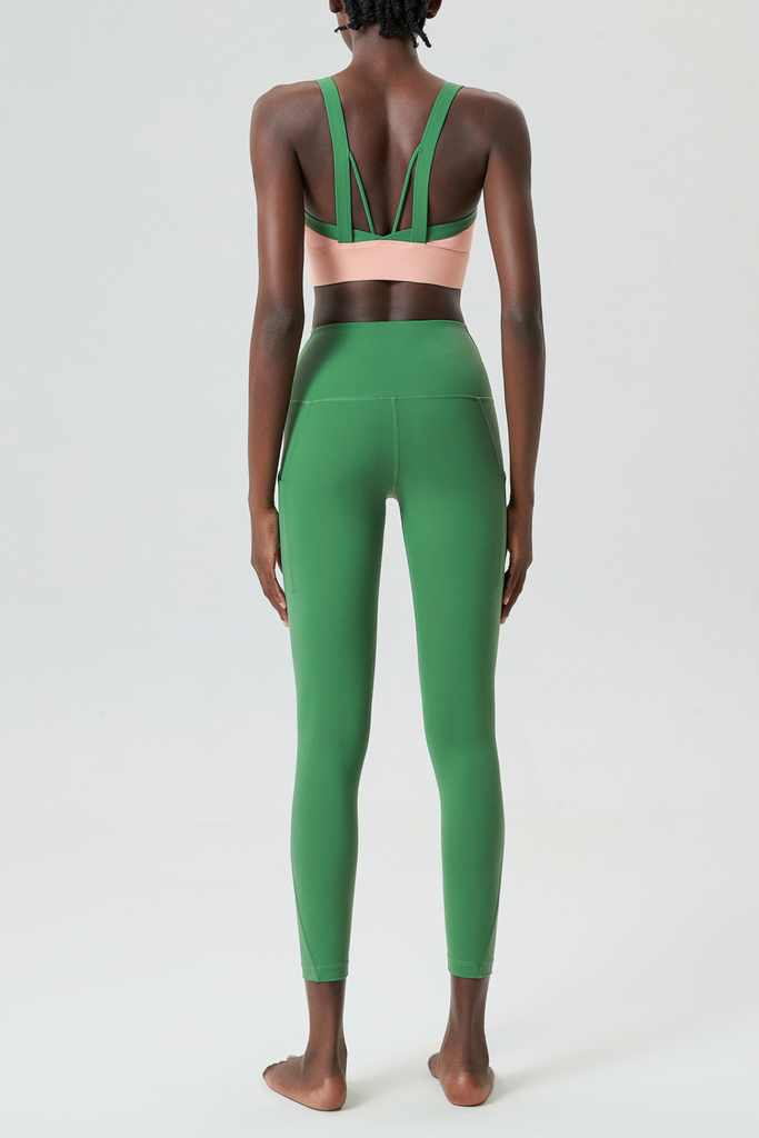 Belay Spaghetti Deconstruct Bodycon Pants Set In Green - Stylish green dress for special occasions | Buy Online