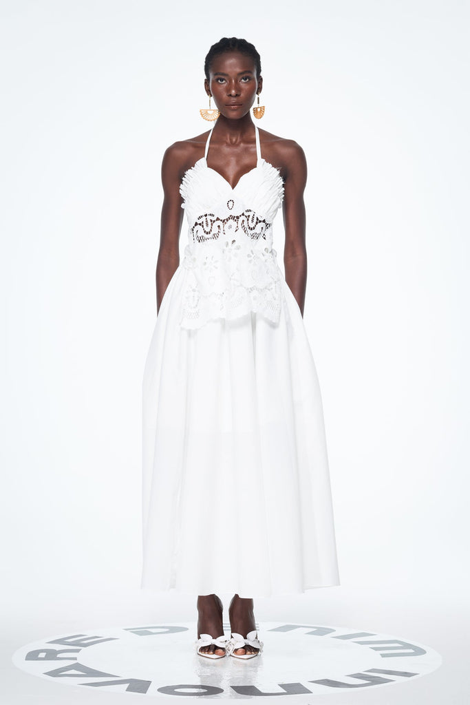 Shop  beautiful dress - Perfect for special occasions | Belden Cutout Backless Lace Up Ruch Maxi Dress