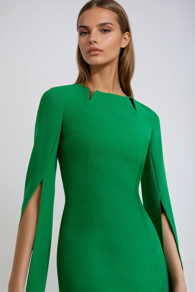 Shop  beautiful dress - Perfect for special occasions | Belen Shawl Split Maxi Dress