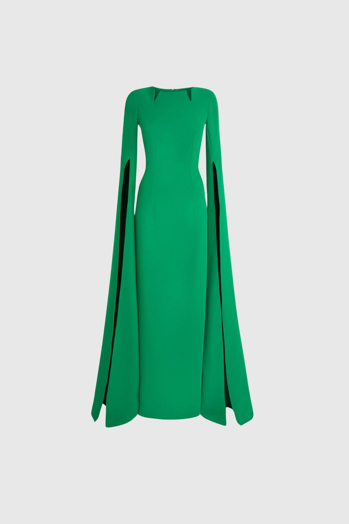 Belen Shawl Split Maxi Dress - Stylish beautiful dress for special occasions | Buy Online