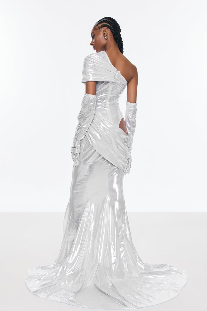 Stylish beautiful dress | Benson One Shouder Cutout Maxi Dress - Ideal for special occasions