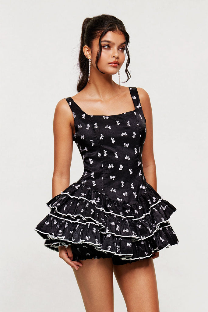 Berkeley Ruffle Mini Dress - Stylish beautiful dress for special occasions | Buy Online