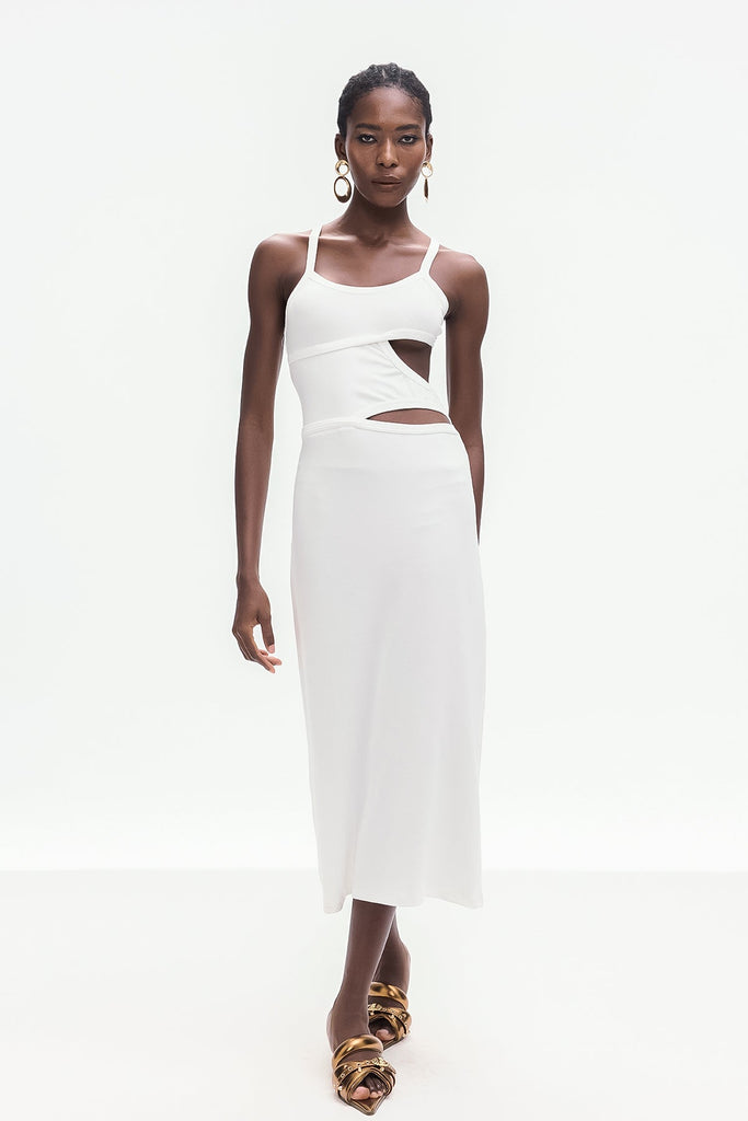 Shop  beautiful dress - Perfect for special occasions | Berny Cutout Spaghetti Maxi Dress