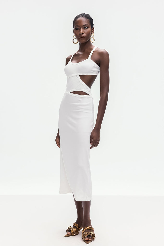 Berny Cutout Spaghetti Maxi Dress - Stylish beautiful dress for special occasions | Buy Online