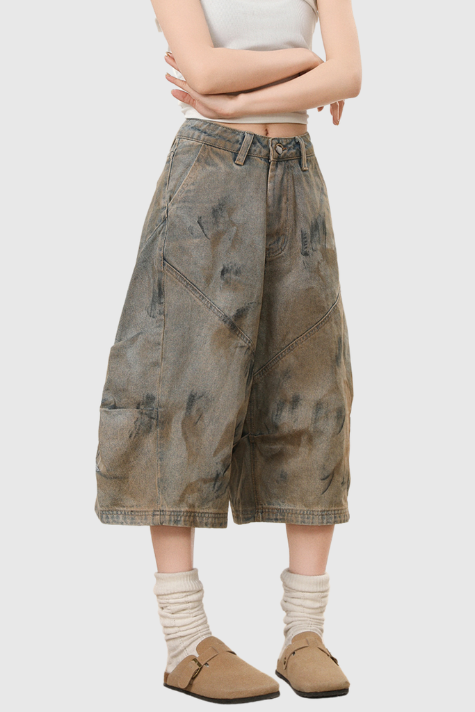 Shop  beautiful midi - Perfect for special occasions | Bertille Print Ruch Midi Jeans