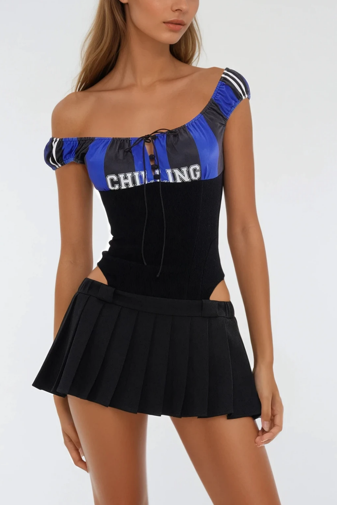 Shop  beautiful dress - Perfect for special occasions | Bertrada One Shoulder Cutout Ruffle Mini Dress