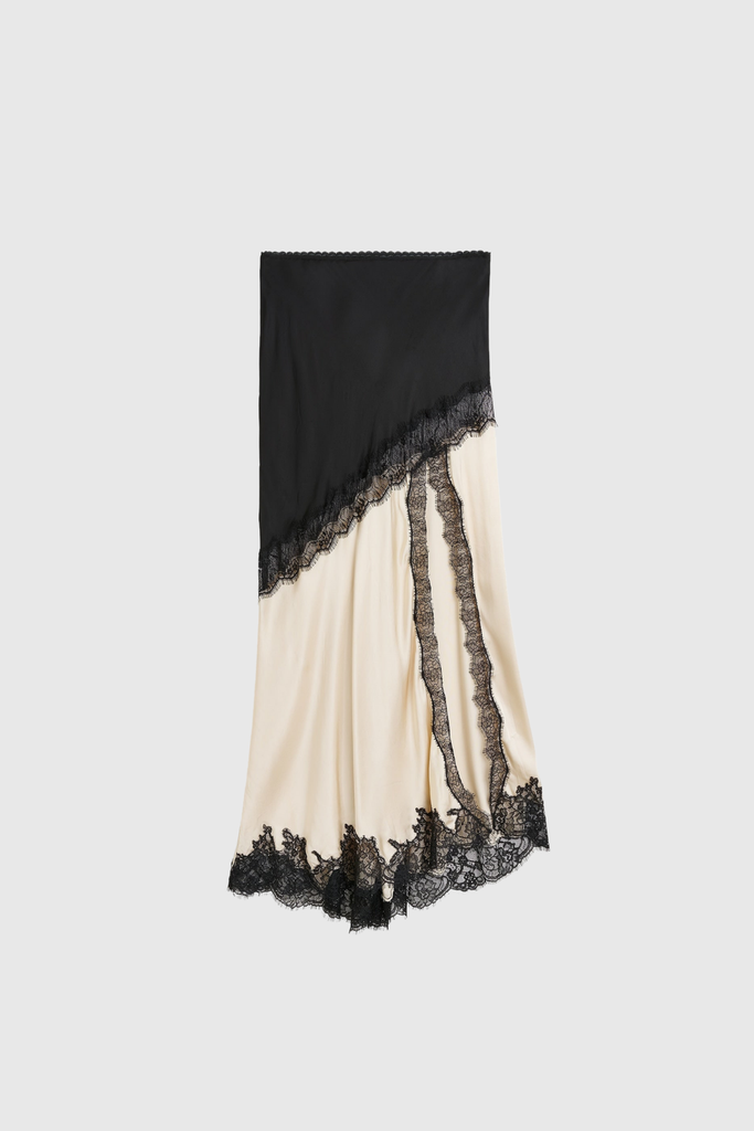 Bess Lace Satin Skirt - Stylish beautiful dress for special occasions | Buy Online