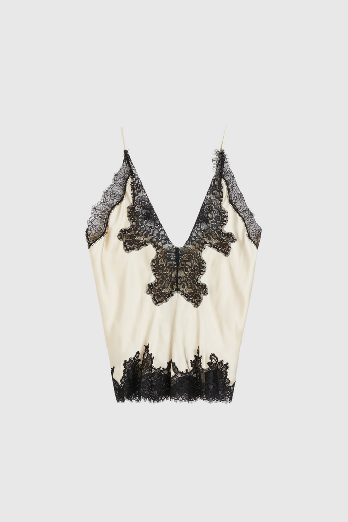 Shop  beautiful dress - Perfect for special occasions | Bess Lace Satin Top In Apricot