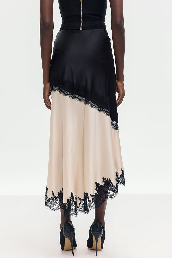 Shop  beautiful dress - Perfect for special occasions | Bess Lace Satin Skirt