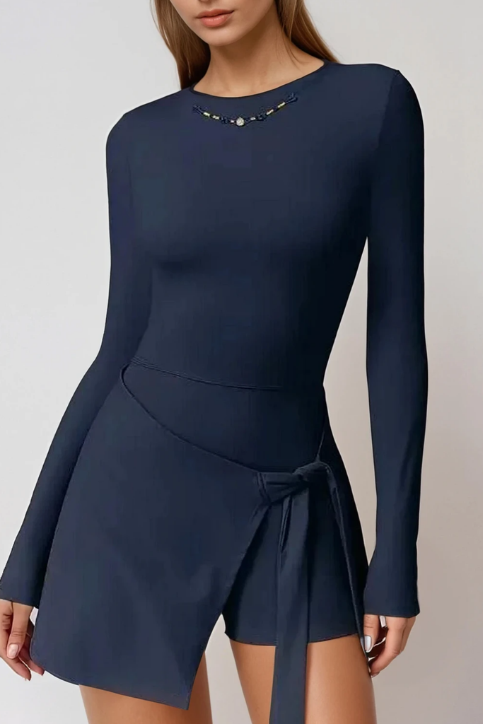Shop  beautiful dress - Perfect for special occasions | Bet Long Sleeve Navy Tennis Dress