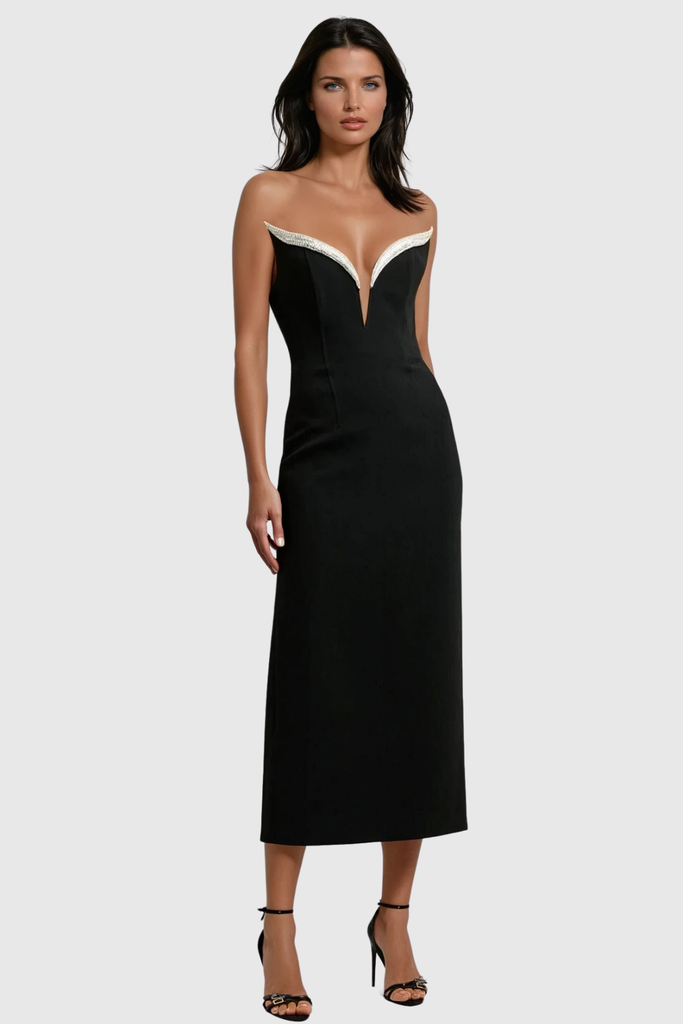 Shop  beautiful dress - Perfect for special occasions | Bia Rhinestone Bandage Maxi Dress