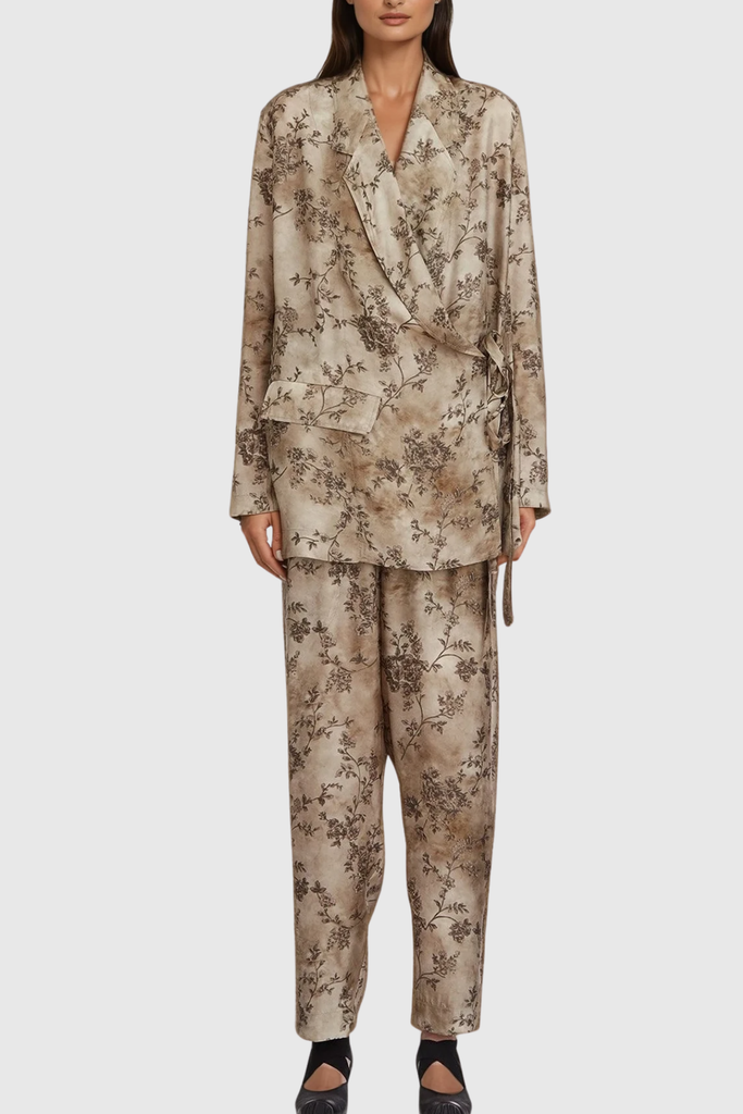 Bidzina Print Pants - Stylish beautiful dress for special occasions | Buy Online