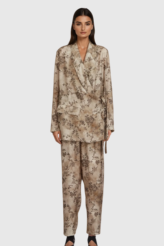 Bidzina Print Pants - Stylish beautiful dress for special occasions | Buy Online