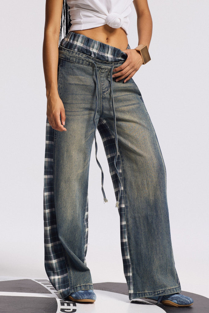 Shop  beautiful dress - Perfect for special occasions | Bilha Plaid Jeans