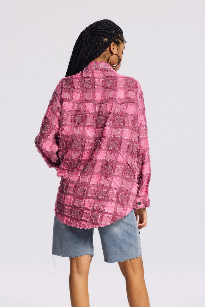 Shop  beautiful dress - Perfect for special occasions | Bine Crystal Plaid Shirt