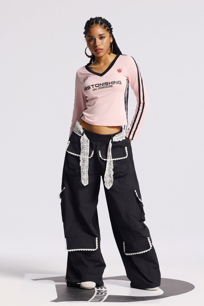 Stylish beautiful dress | Birk Lace Cargo Pants - Ideal for special occasions