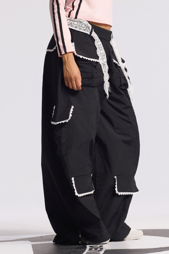 Birk Lace Cargo Pants - Stylish beautiful dress for special occasions | Buy Online