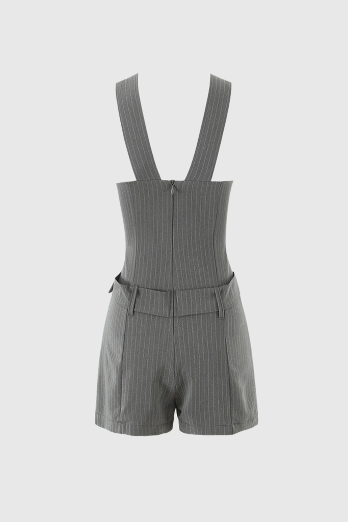 Stylish beautiful dress | Bjarni Stripe Buckle Jumpsuit - Ideal for special occasions