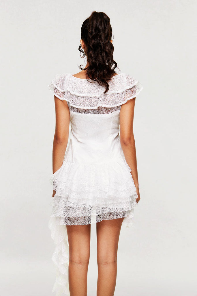 Shop  beautiful dress - Perfect for special occasions | Blagoj Ruffle Asymmetric Mini Dress
