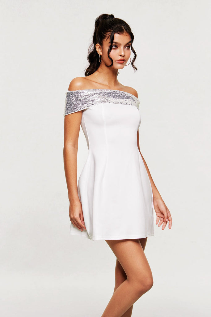 Shop  beautiful dress - Perfect for special occasions | Blagovesta Strapless Sequin Mini Dress