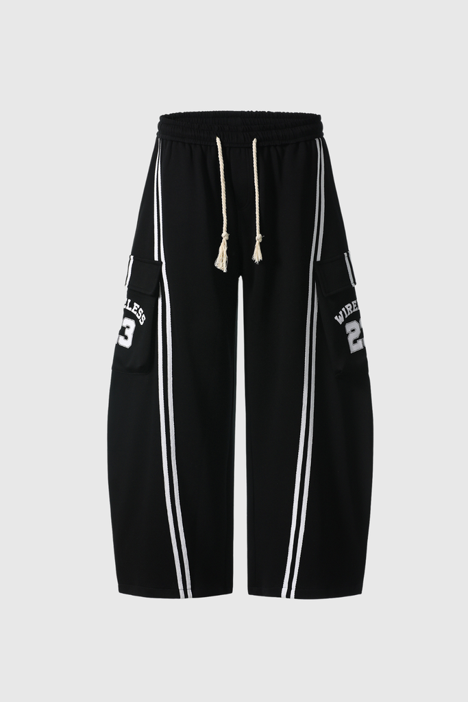 Shop  black dress - Perfect for special occasions | Blodwen Stripe Wide Leg Pants In Black