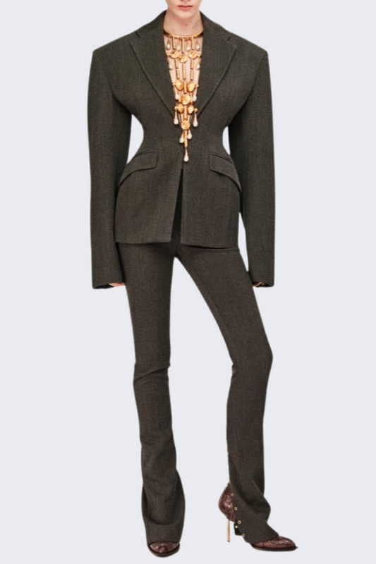 Blowa Lace Up Blazer