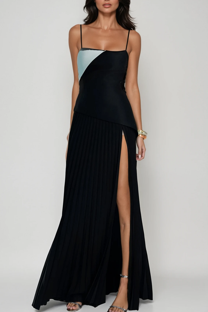 Shop  beautiful dress - Perfect for special occasions | Bobur Spaghetti Split Maxi Dress
