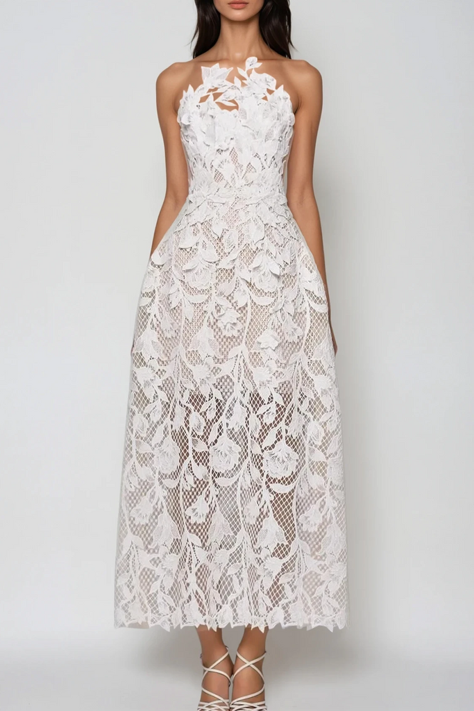 Stylish beautiful dress | Bodie Lace Floral Maxi Dress - Ideal for special occasions