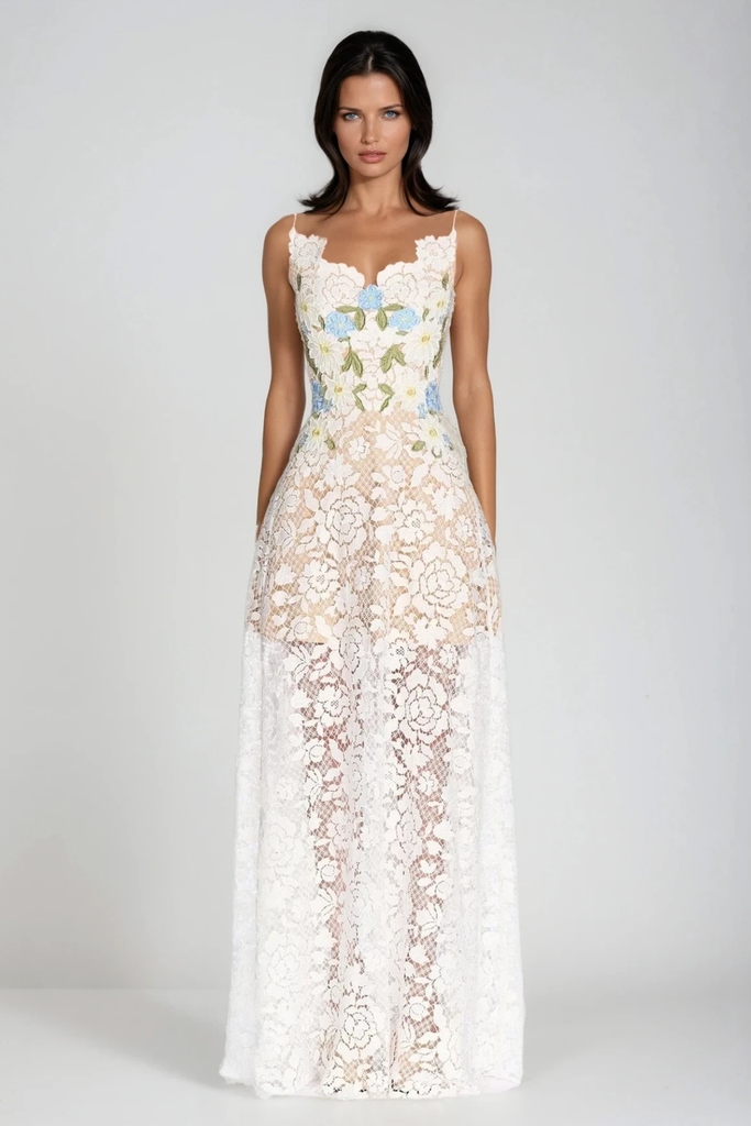 Shop  beautiful dress - Perfect for special occasions | Bodie Lace Flower Maxi Dress