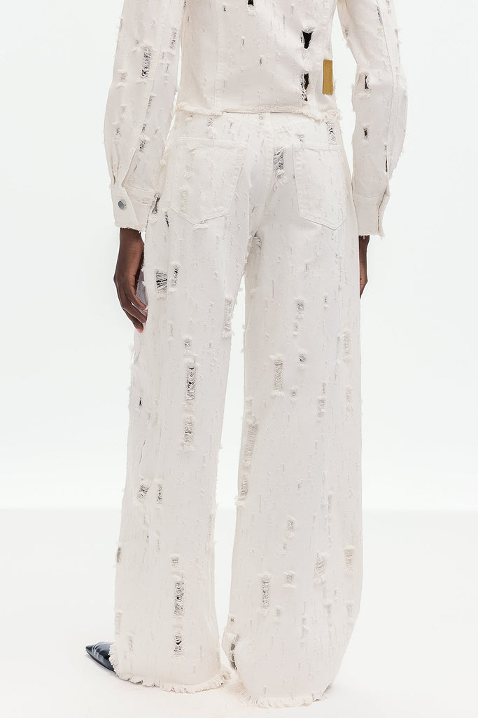 Shop  beautiful dress - Perfect for special occasions | Bogusz Bleached Torn Jeans