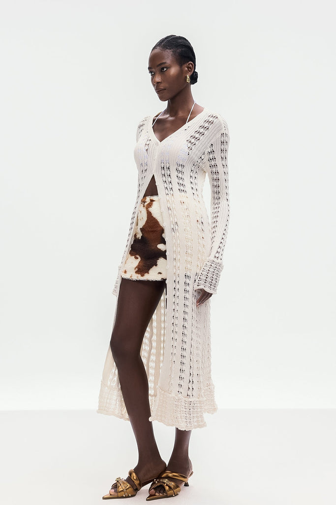 Stylish beautiful dress | Bojan Cutout Knit Jacket - Ideal for special occasions